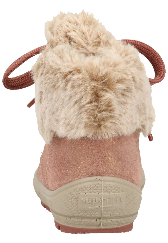 Superfit Stiefel Veloursleder/Textil Rosa Warmfutter