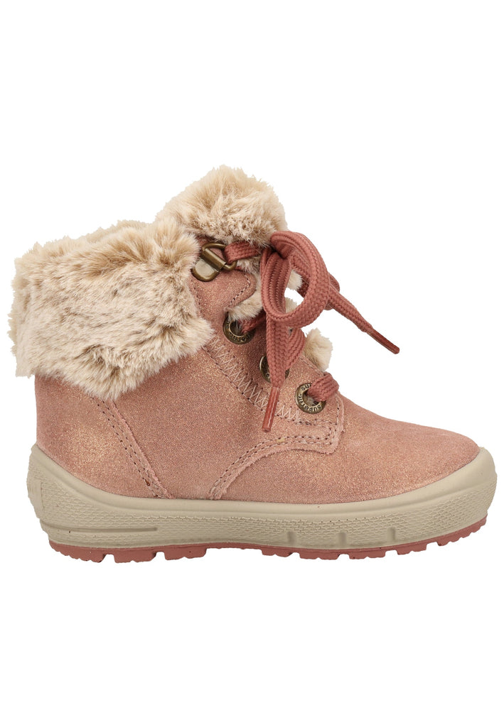Superfit Stiefel Veloursleder/Textil Rosa Warmfutter