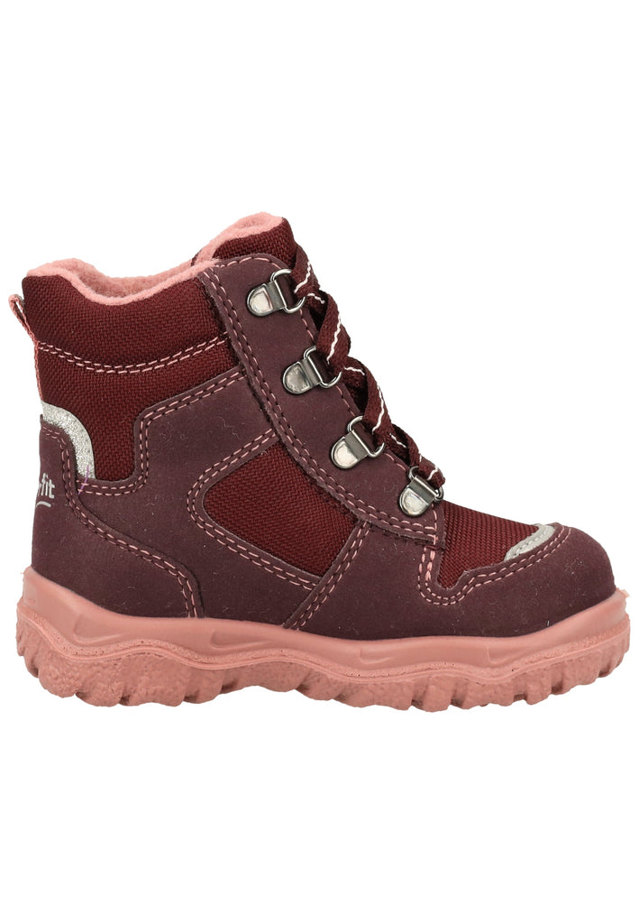 Superfit Stiefel Veloursleder/Textil Rot/Pink