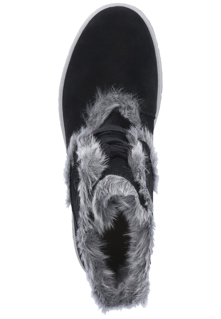 Superfit Stiefel Veloursleder/Textil Schwarz Warmfutter