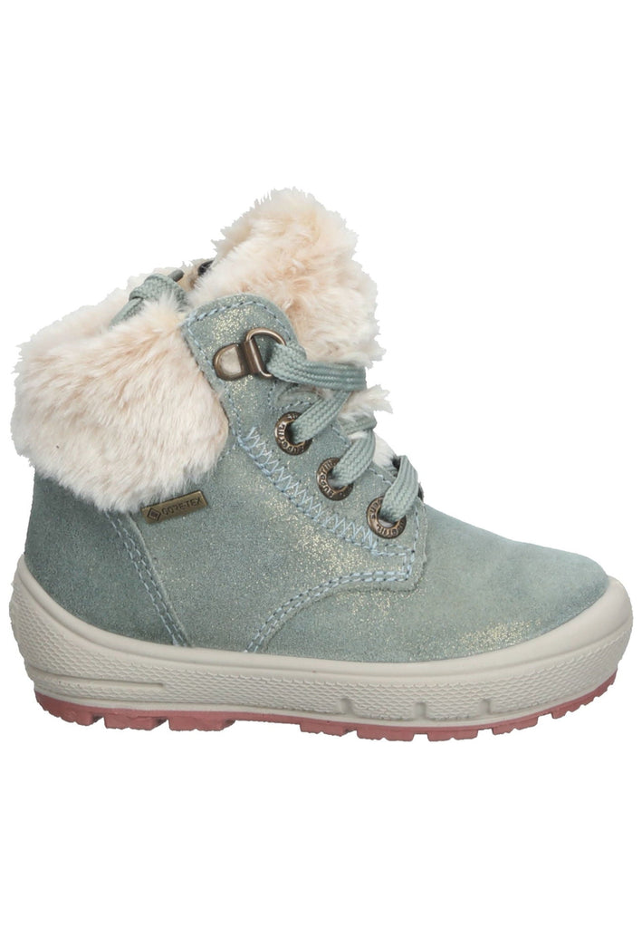 Superfit Stiefelette Leder Hellgrün