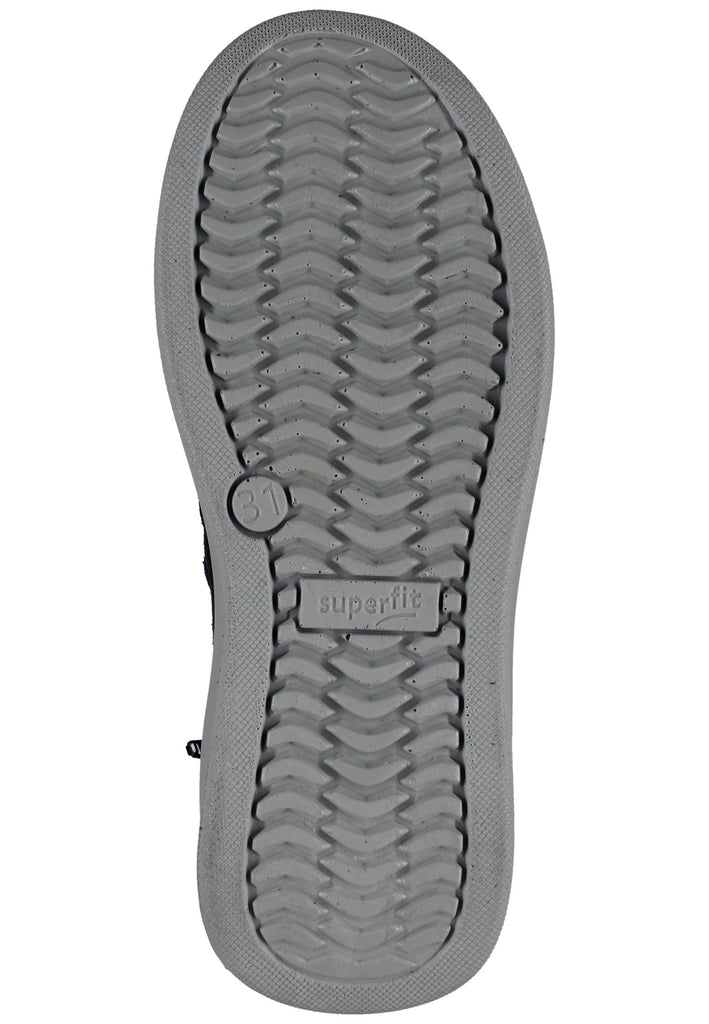 Superfit Stiefelette Leder/Textil Grau Warmfutter