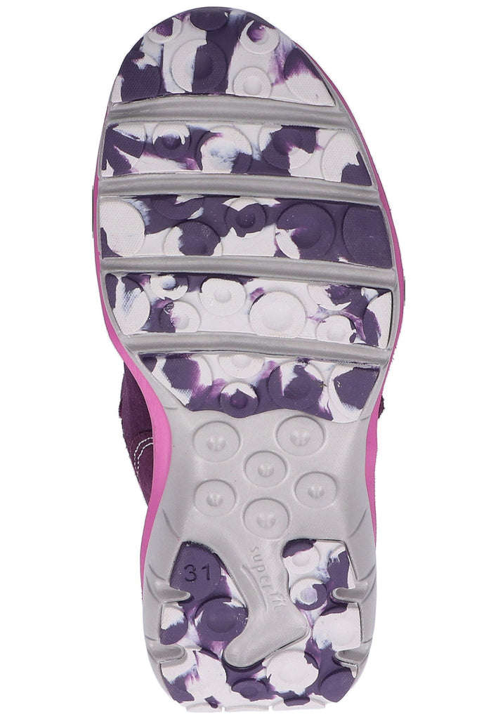 Superfit Stiefelette Leder/Textil Lila