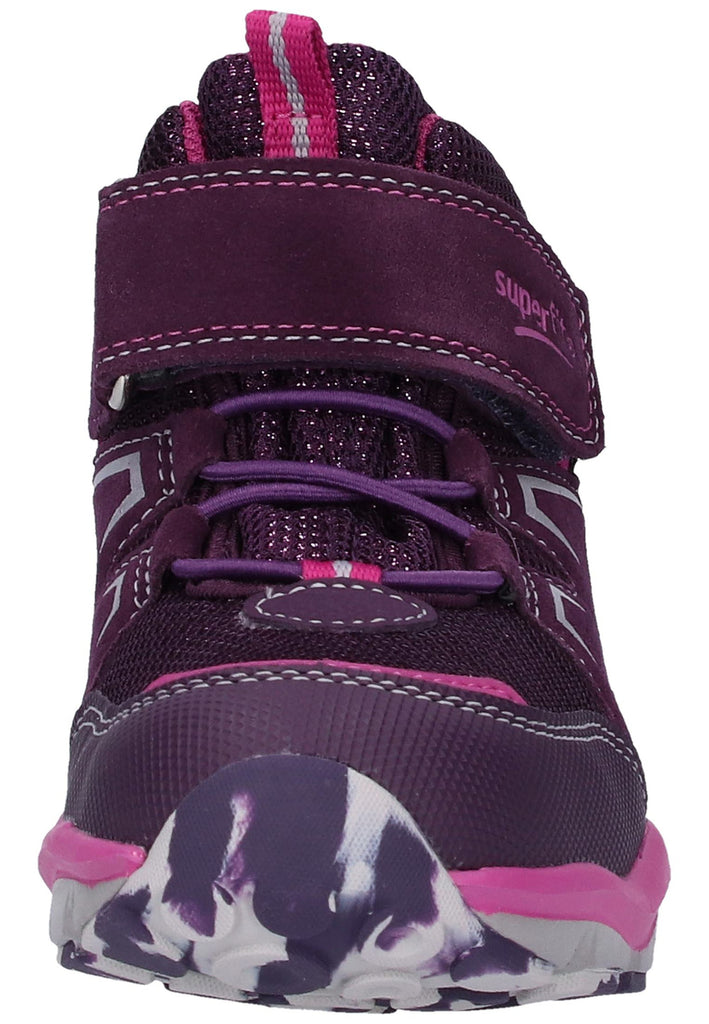 Superfit Stiefelette Leder/Textil Lila