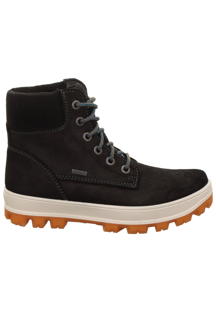 Superfit Stiefelette Leder/Textil Schwarz