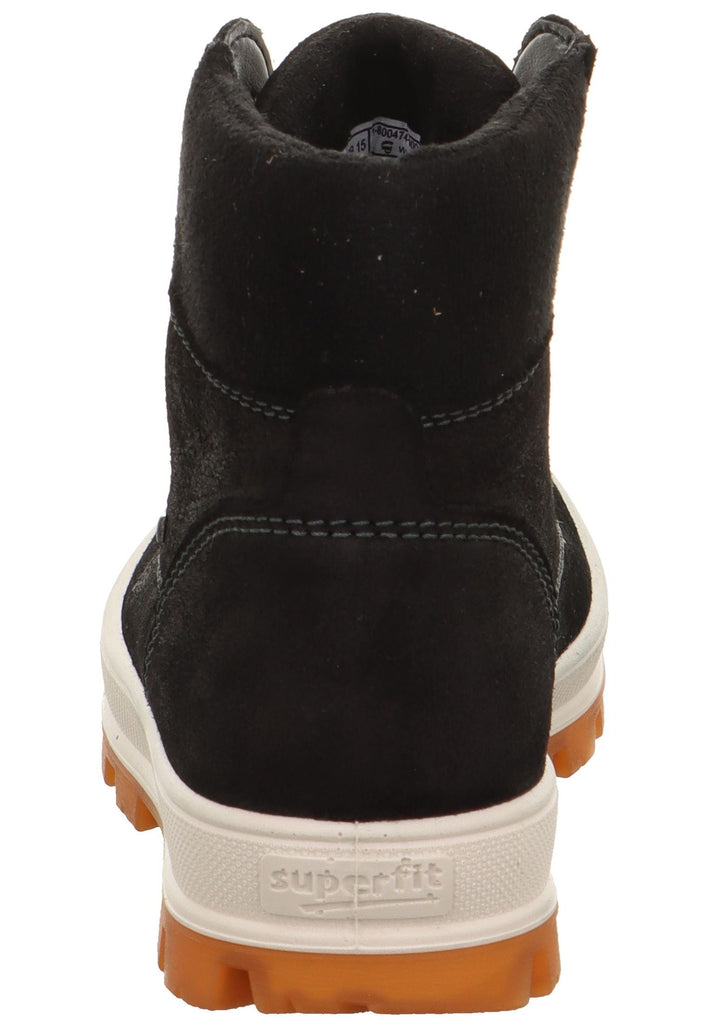 Superfit Stiefelette Leder/Textil Schwarz