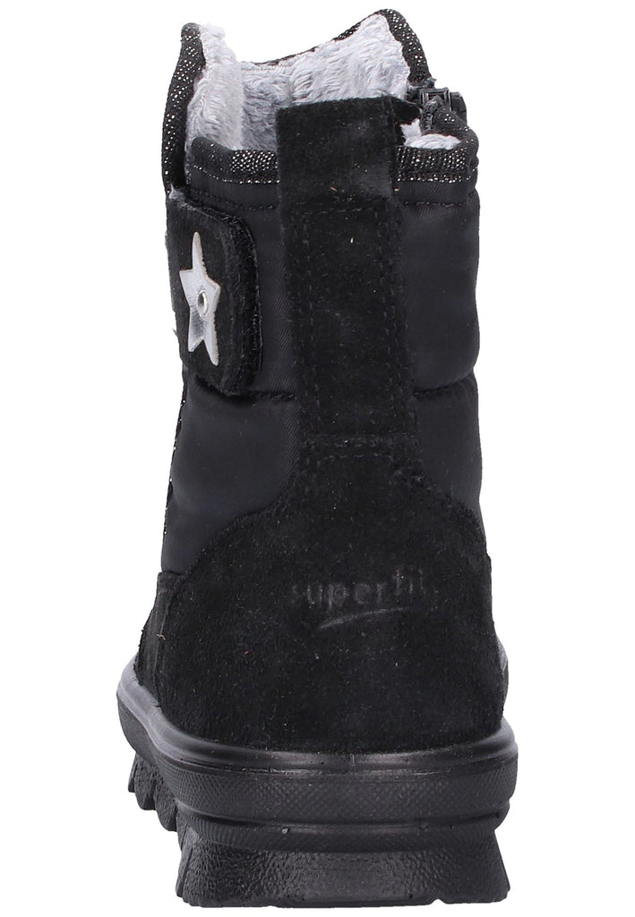 Superfit Stiefelette Leder/Textil Schwarz