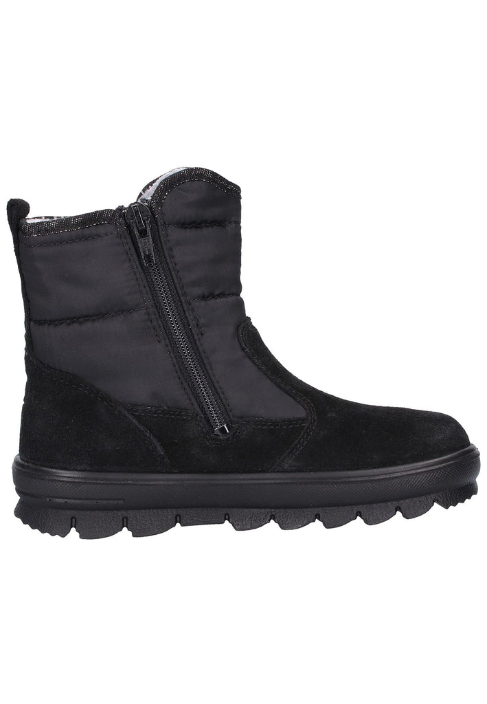 Superfit Stiefelette Leder/Textil Schwarz