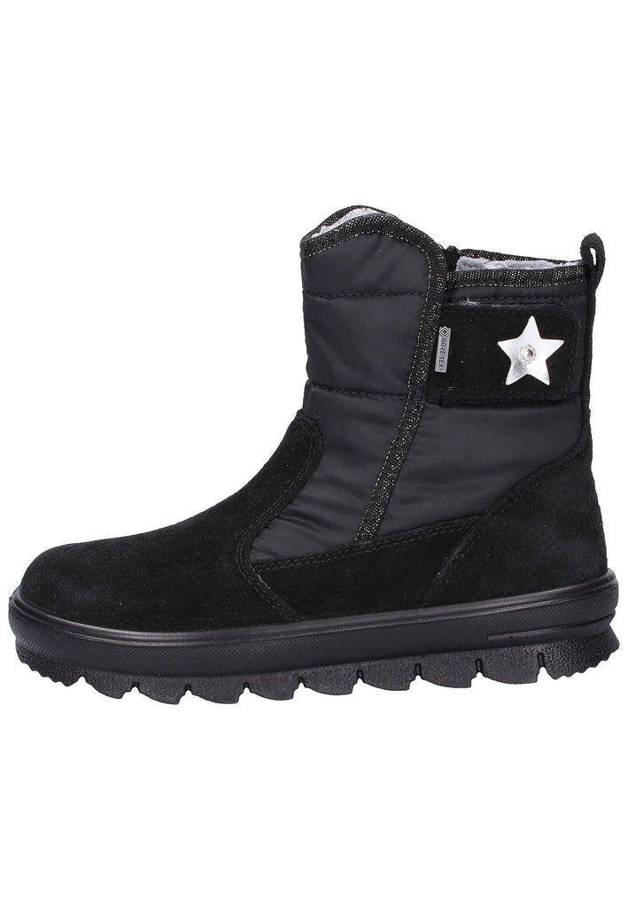 Superfit Stiefelette Leder/Textil Schwarz