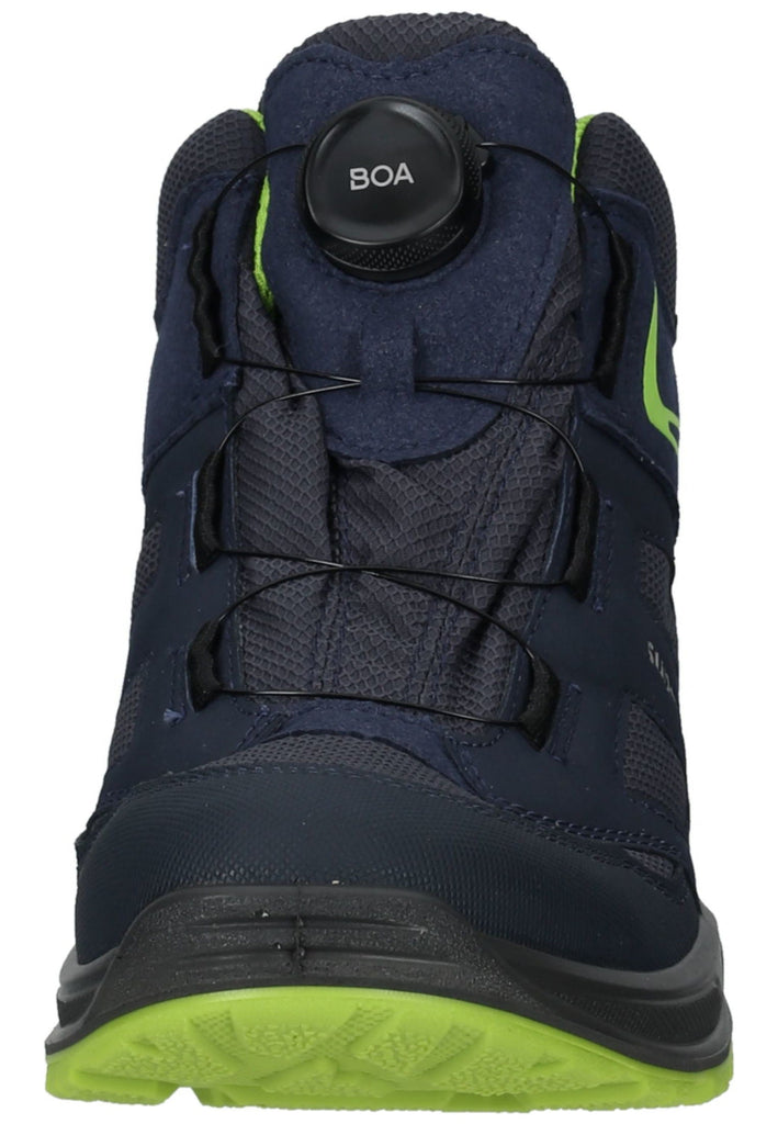 Superfit Stiefelette Lederimitat/Textil Blau/Grün