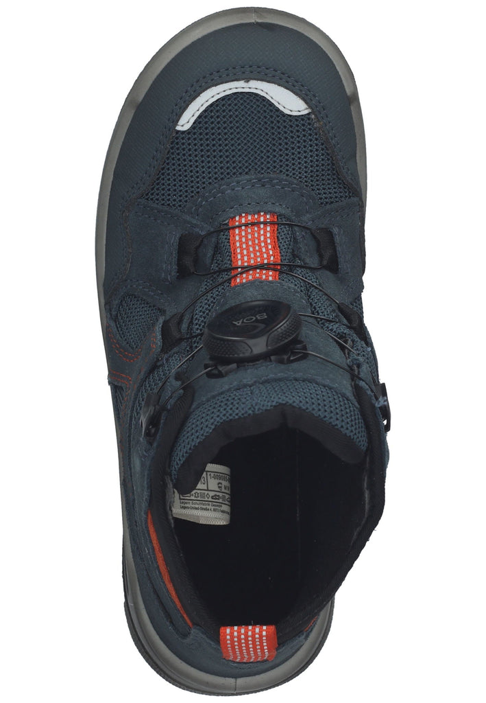 Superfit Stiefelette Lederimitat/Textil Blau/Rot