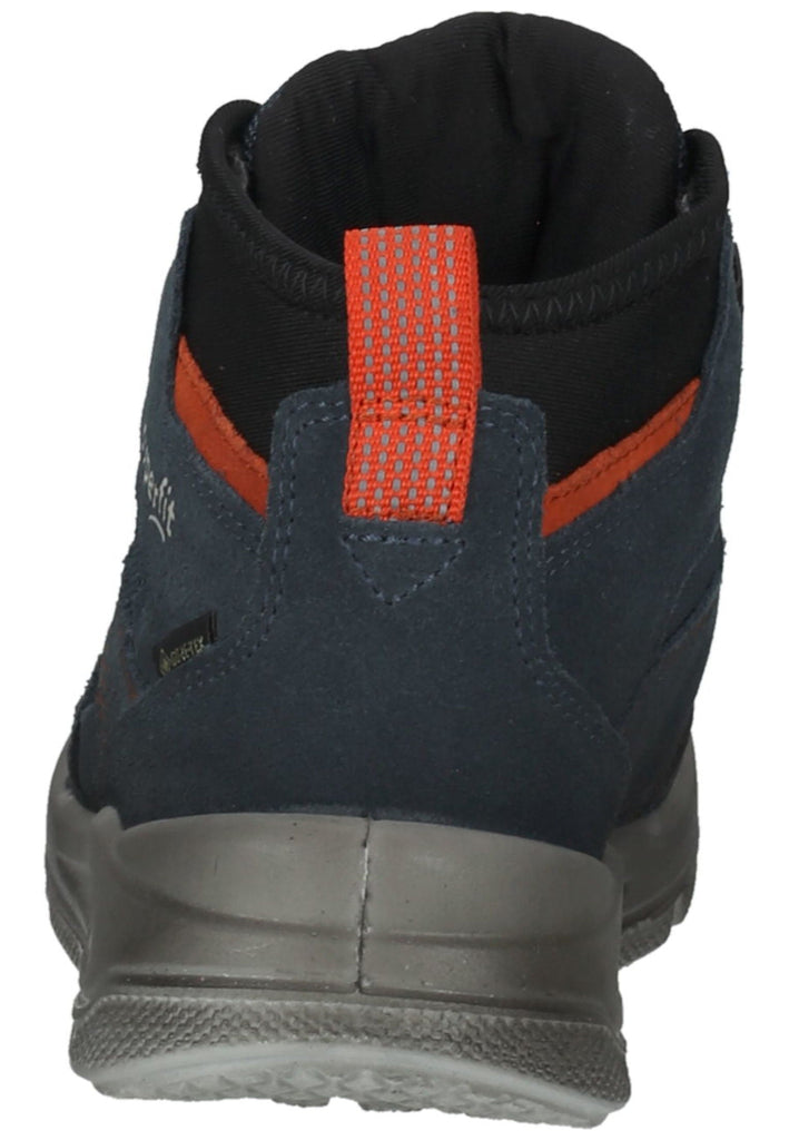 Superfit Stiefelette Lederimitat/Textil Blau/Rot