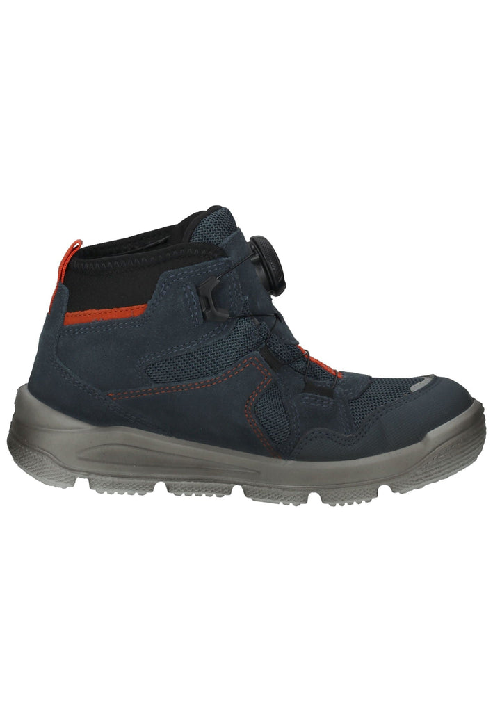 Superfit Stiefelette Lederimitat/Textil Blau/Rot
