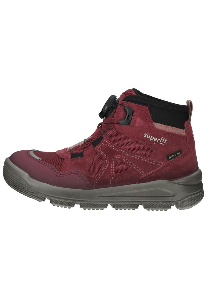 Superfit Stiefelette Lederimitat/Textil Rosa