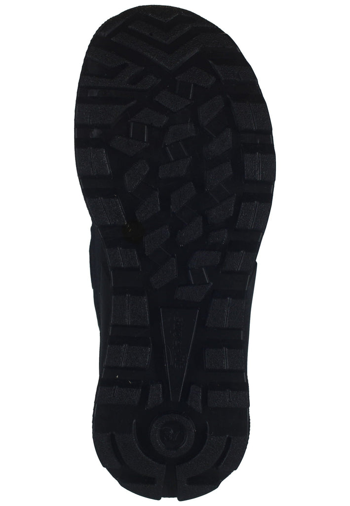 Superfit Stiefelette Lederimitat/Textil Schwarz/Grau Warmfutter