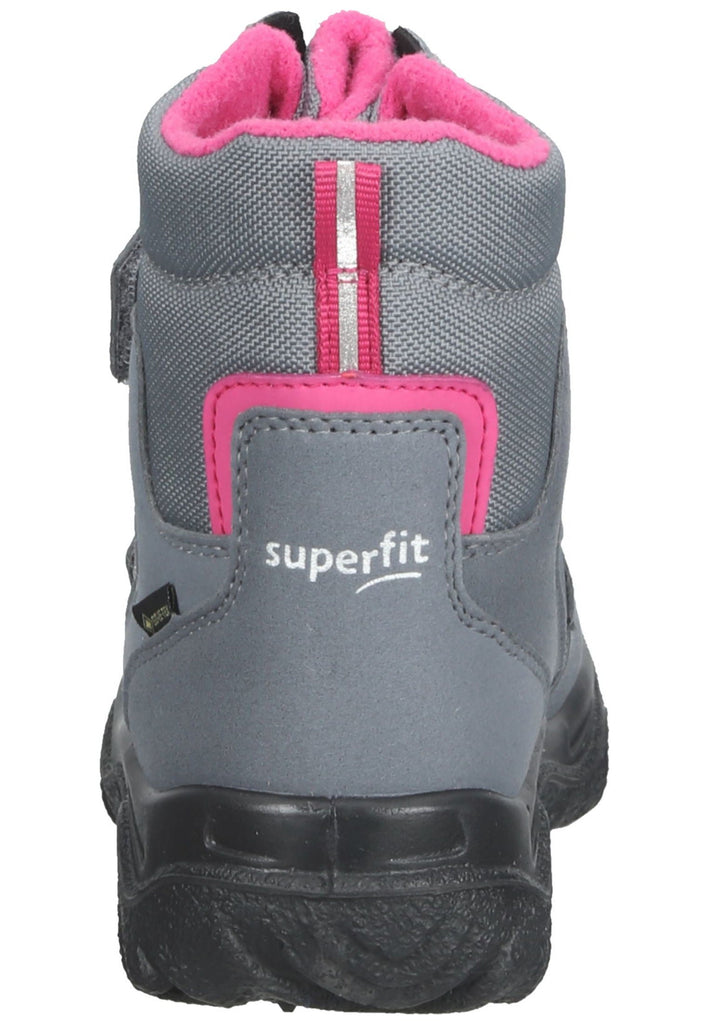 Superfit Stiefelette Synthetik/Textil Grau Warmfutter