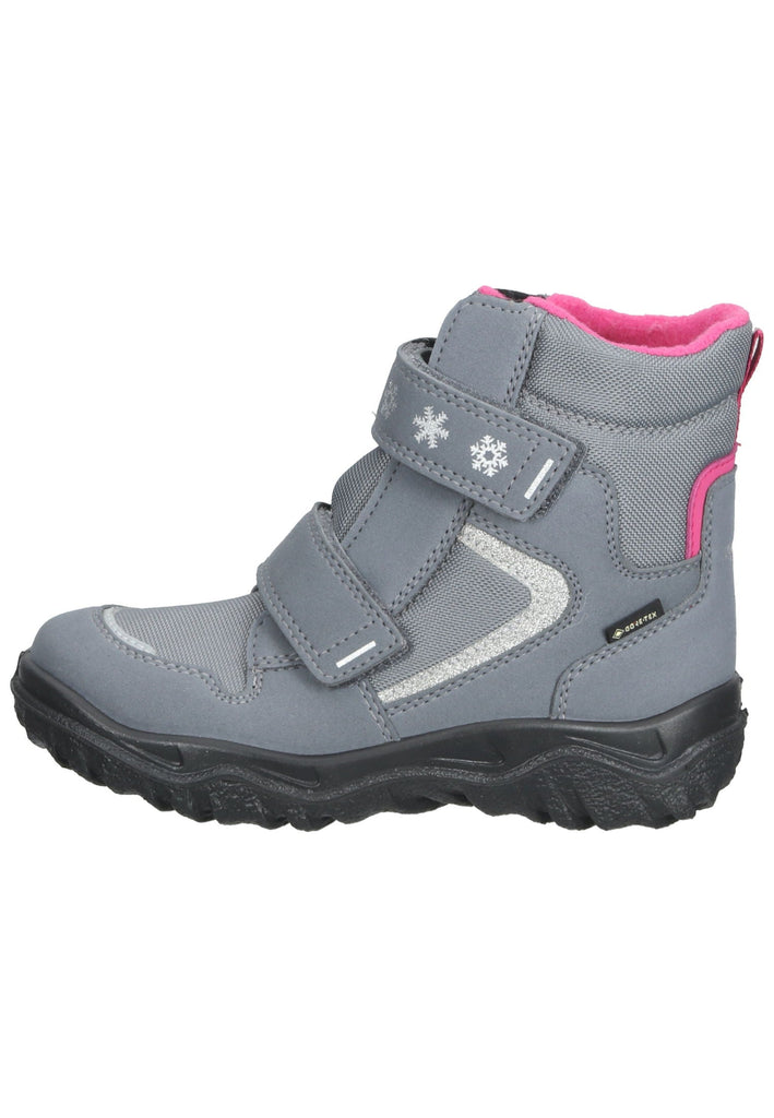Superfit Stiefelette Synthetik/Textil Grau Warmfutter