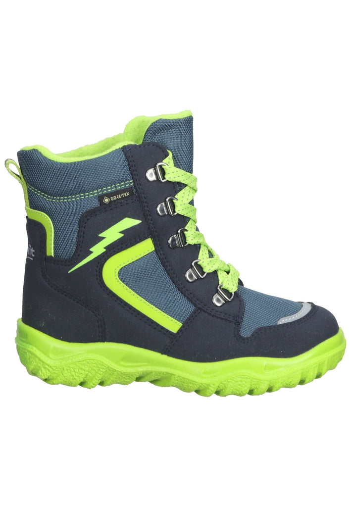Superfit Stiefelette Textil Blau/Grün