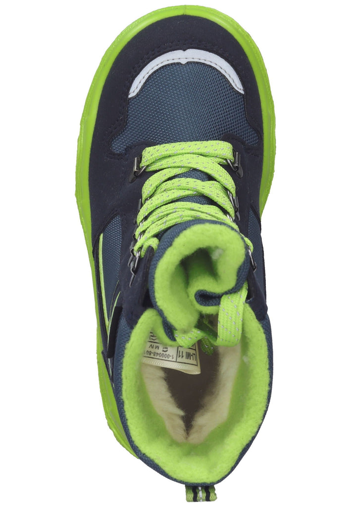 Superfit Stiefelette Textil Blau/Grün