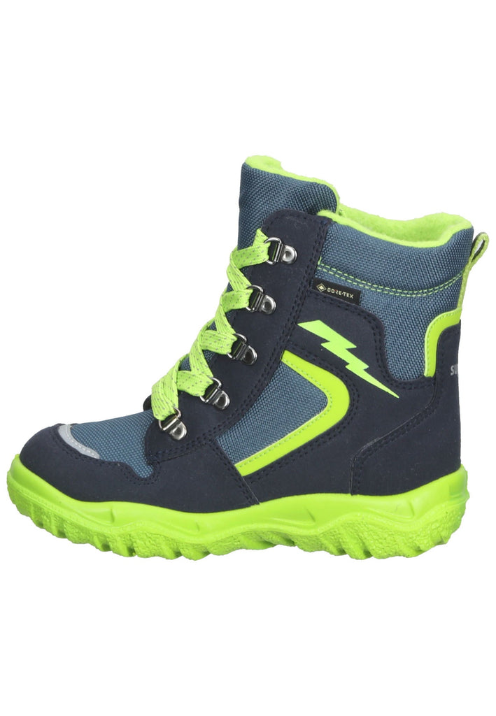 Superfit Stiefelette Textil Blau/Grün