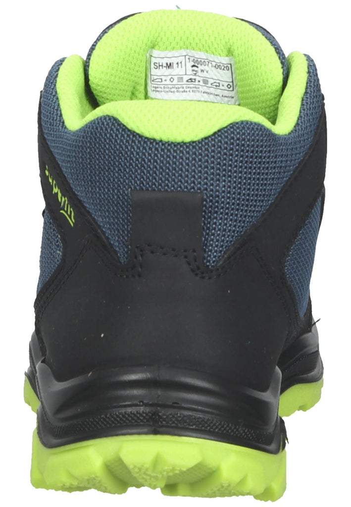 Superfit Stiefelette Textil Schwarz/Grün