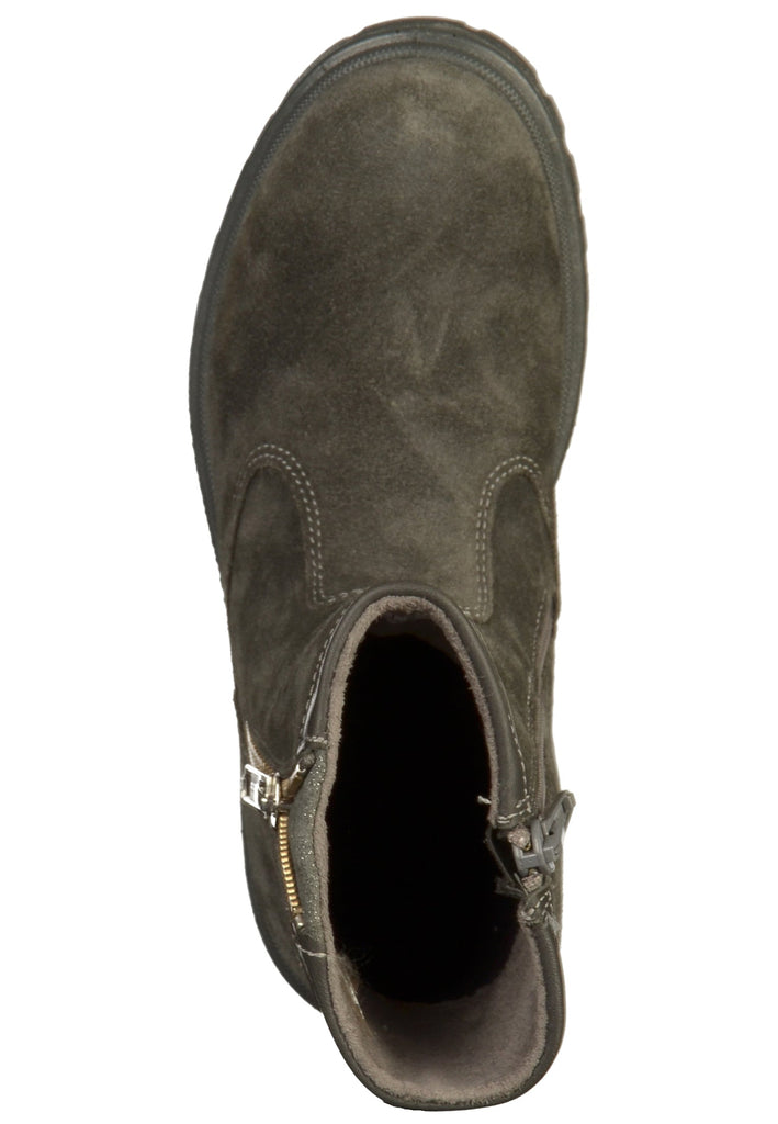 Superfit Stiefelette Veloursleder Grau