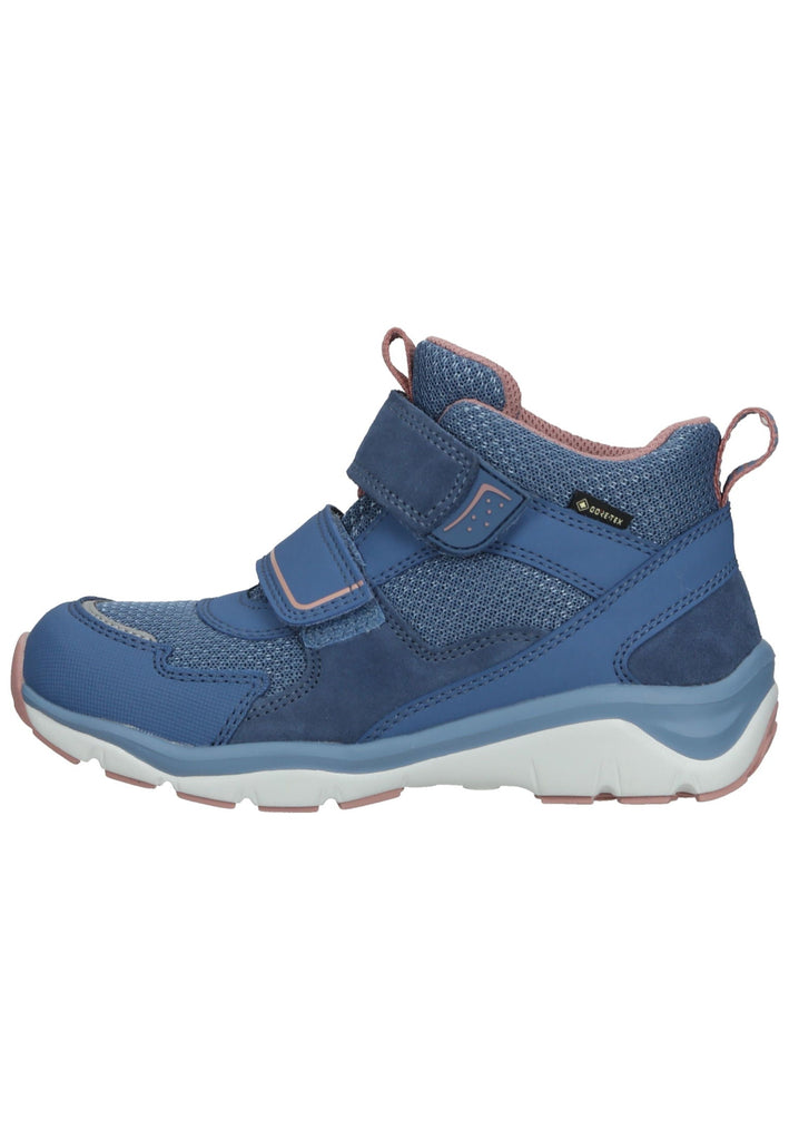 Superfit Stiefelette Veloursleder/Synthetik Blau/Pink