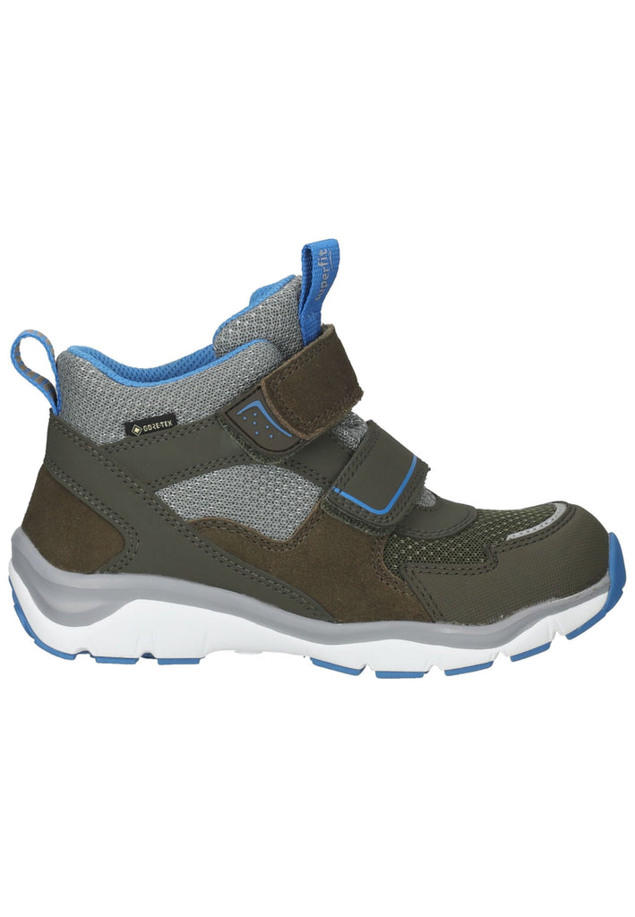 Superfit Stiefelette Veloursleder/Synthetik Grün/Blau