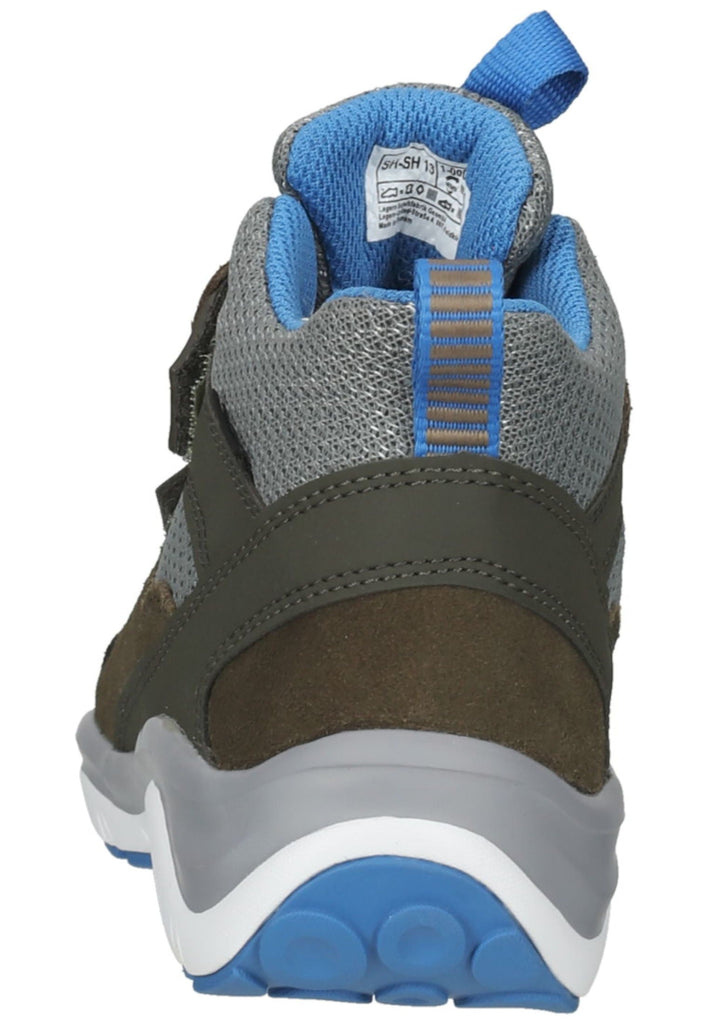 Superfit Stiefelette Veloursleder/Synthetik Grün/Blau