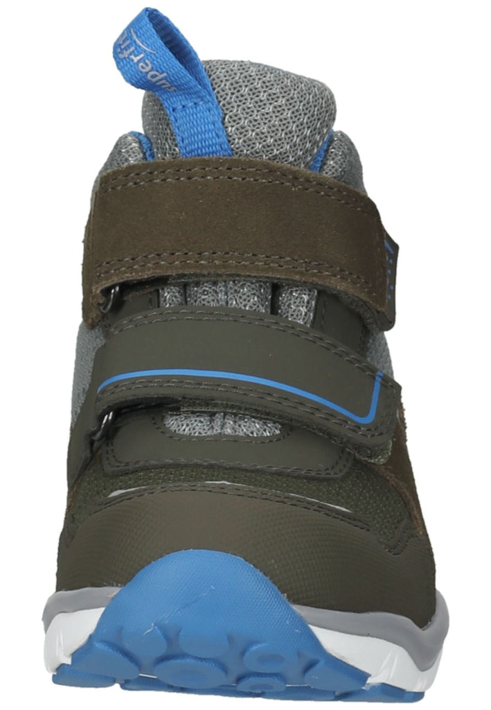 Superfit Stiefelette Veloursleder/Synthetik Grün/Blau