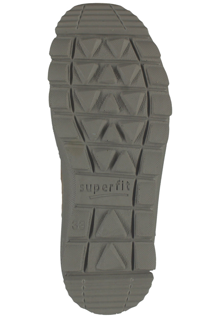 Superfit Stiefelette Veloursleder/Textil Beige Warmfutter
