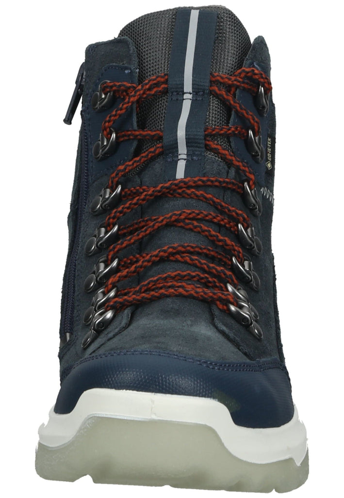 Superfit Stiefelette Veloursleder/Textil Blau Warmfutter