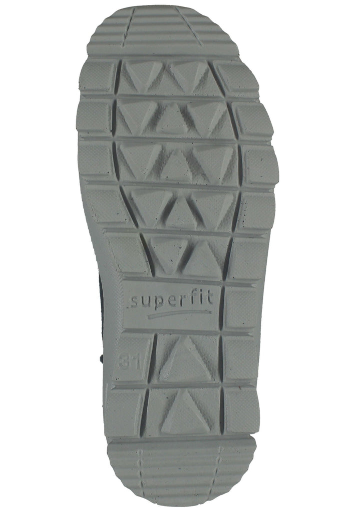 Superfit Stiefelette Veloursleder/Textil Grau/Pink Warmfutter