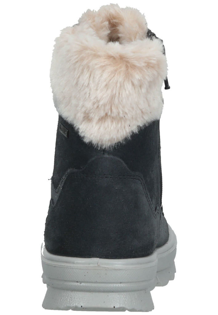 Superfit Stiefelette Veloursleder/Textil Grau/Pink Warmfutter