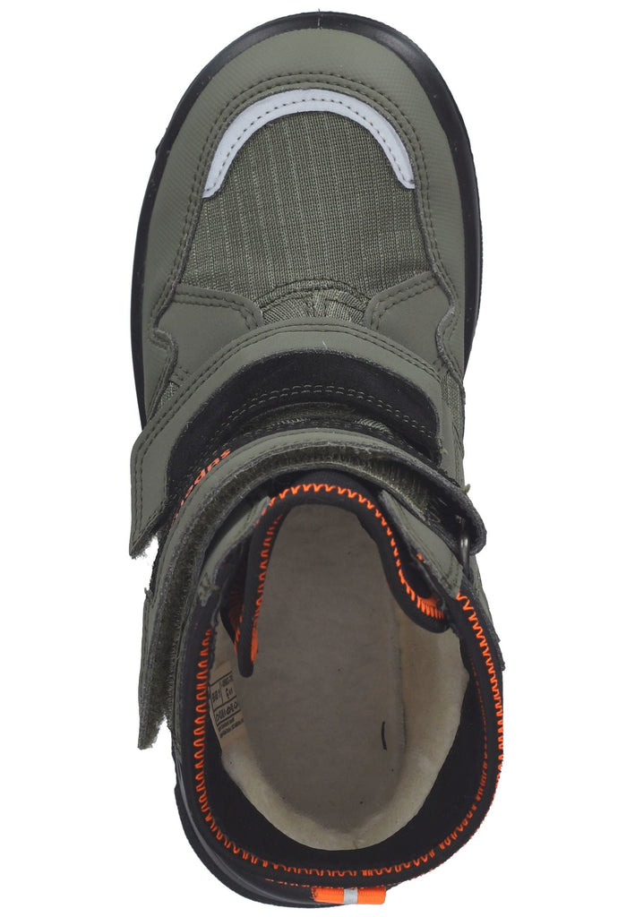 Superfit Stiefelette Veloursleder/Textil Grün Warmfutter