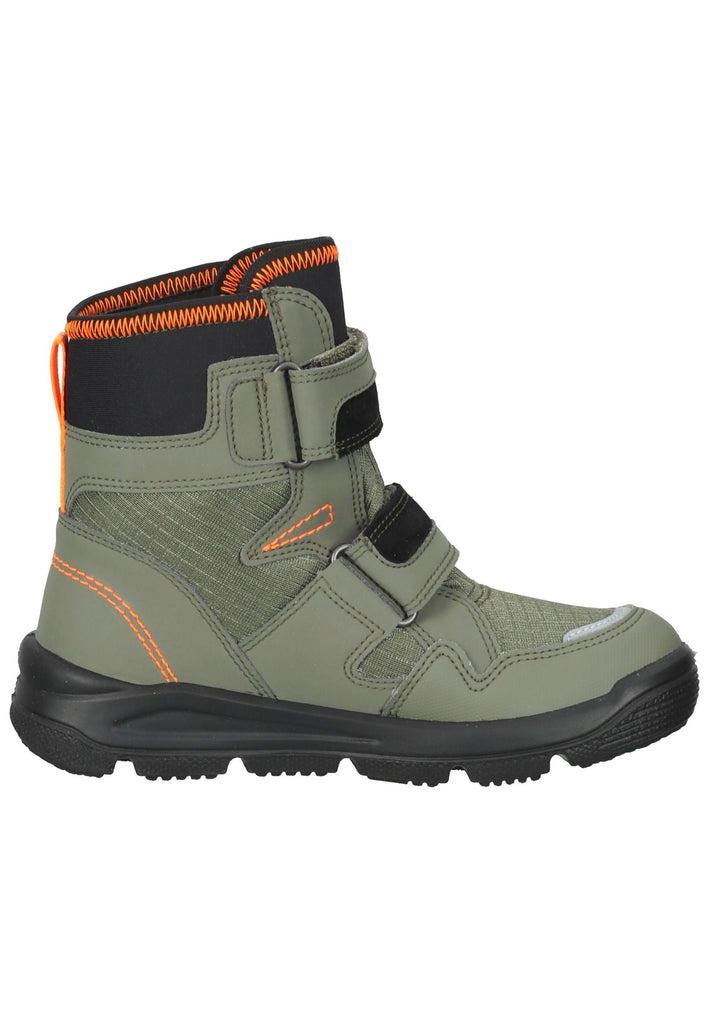 Superfit Stiefelette Veloursleder/Textil Grün Warmfutter