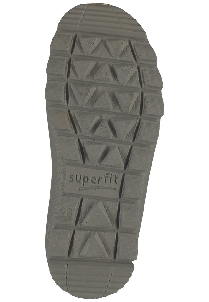 Superfit Stiefelette Veloursleder/Textil Hellgrün Warmfutter