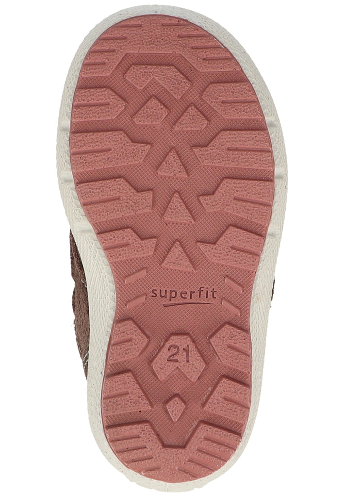 Superfit Stiefelette Veloursleder/Textil Lila