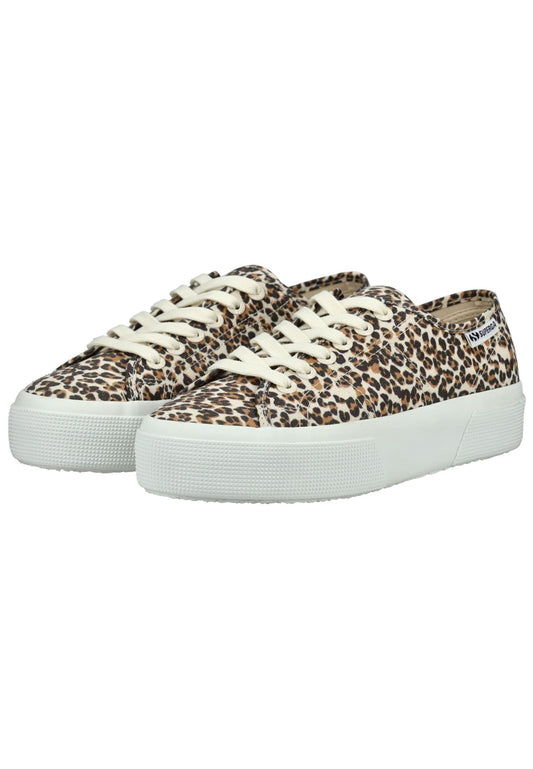 Superga Sneaker Baumwolle Leopard