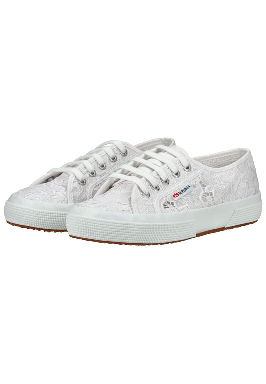 Superga Sneaker Baumwolle Weiß Kombi