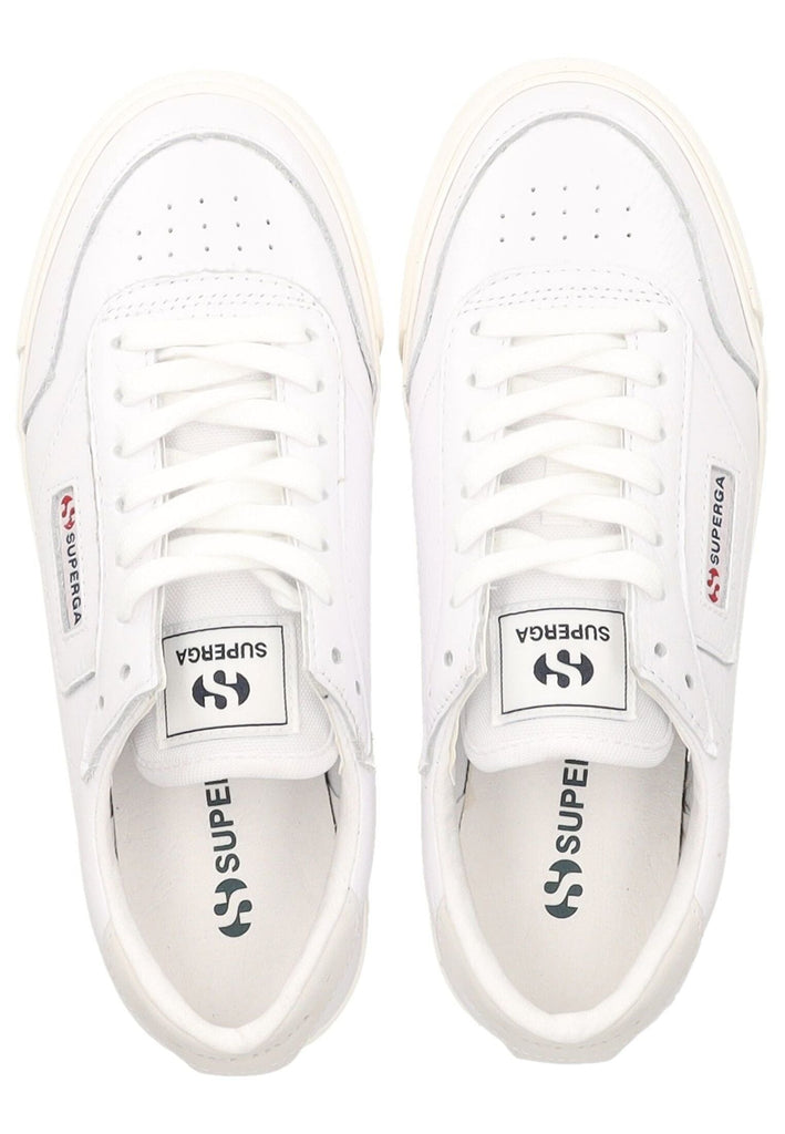 Superga Sneaker Glattleder Weiß