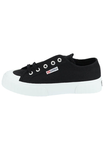 Sneaker Superga Sneaker Textil Schwarz/Weiß