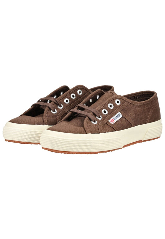 Superga Sneaker Textil Braun/Weiß