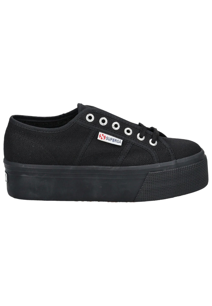 Superga Sneaker Textil Schwarz/Schwarz