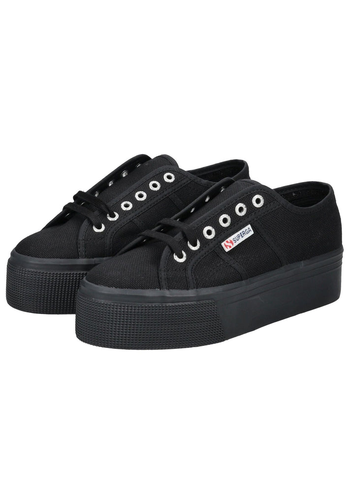 Superga Sneaker Textil Schwarz/Schwarz