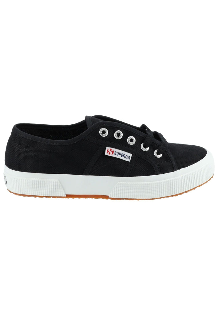 Superga Sneaker Textil Schwarz/Weiß
