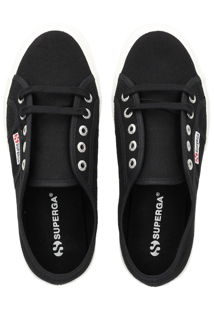 Superga Sneaker Textil Schwarz/Weiß