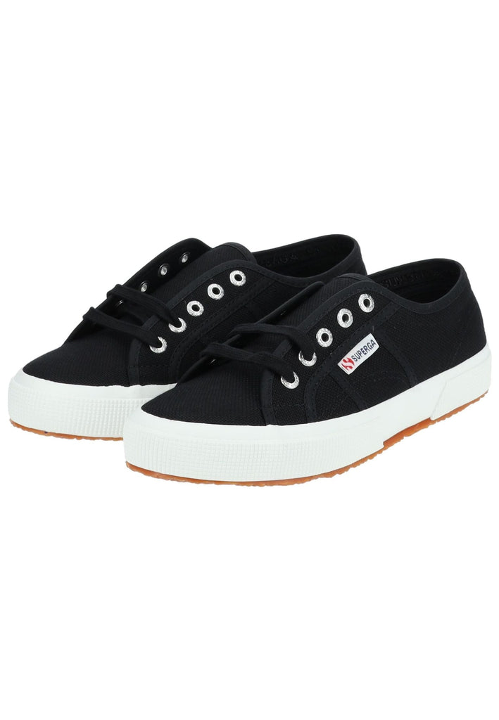 Superga Sneaker Textil Schwarz/Weiß
