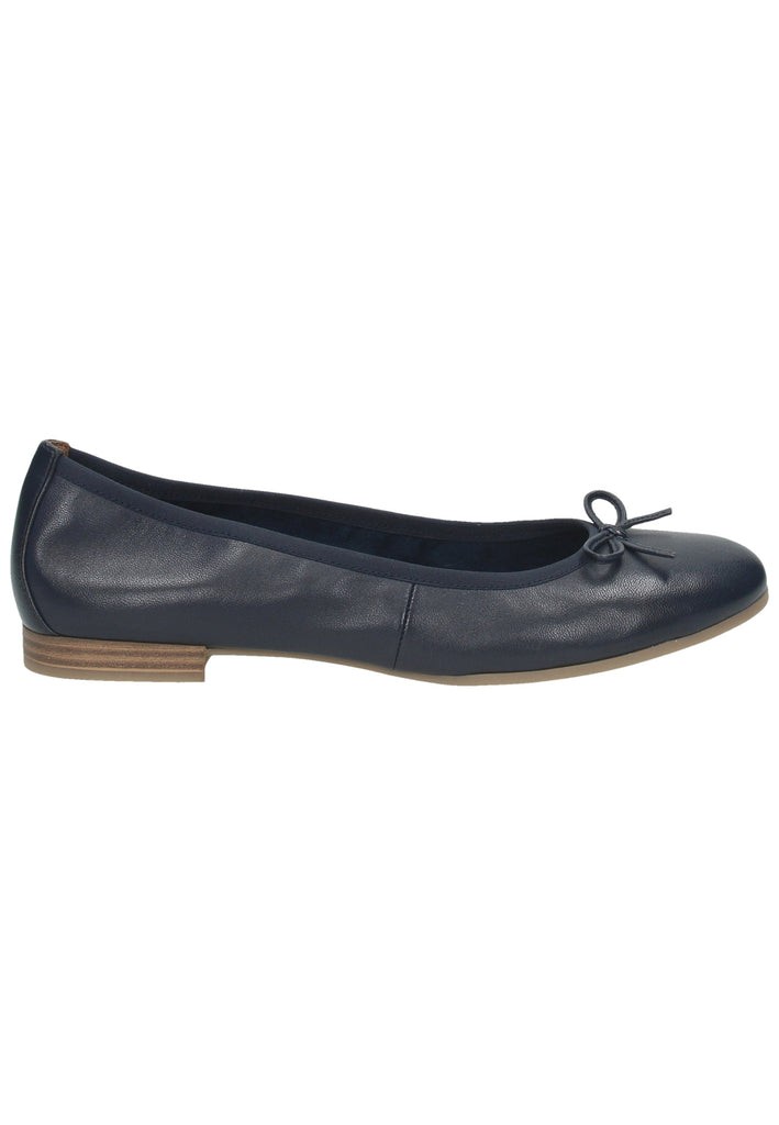 Tamaris Ballerinas Leder Blau