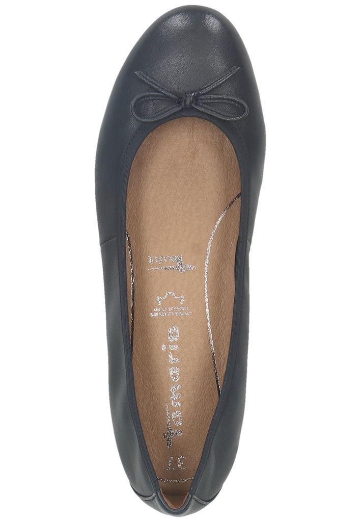 Tamaris Ballerinas Leder Blau